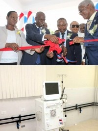 Haiti - Health : Inauguration of the 3rd Dialysis Unit of OFATMA