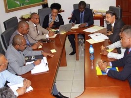 Haiti - Economy : The Ministry of Finance receives a delegation from the World Bank