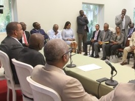 Haiti - Politics : Jovenel Moïse met political parties