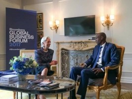 Haiti - Economy : Jovenel Moïse met with Christine Lagarde Director of the IMF