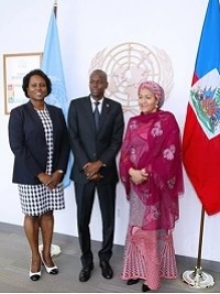 Haïti  - Politique : Moïse s’est entretenu avec la Vice secrétaire de l’ONU