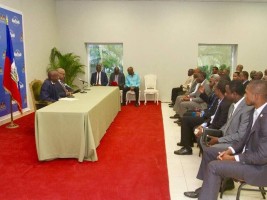 Haiti - Politics : Head of State met political parties on dispute background