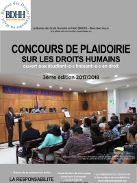 Haïti - Justice : 3e Concours de Plaidoirie, inscriptions ouvertes