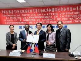 Haiti - Taiwan : End of mission of the Minister of Environment
