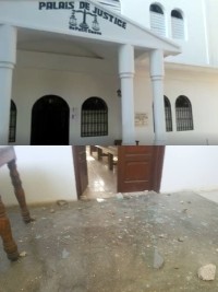 Haiti - Petit-Goâve : Reactions of the Bar Association on vandalism and robbery at TPI