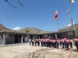 Haiti - Japan : Inauguration of the project of the Mixed Community School Botanique of Piquette