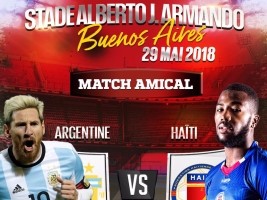 Haiti - Football : Argentina - Haiti, final list of Grenadiers (official)