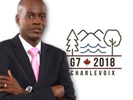 Haiti - Politic : Jovenel Moïse at the G7 Summit