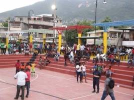 Haiti - Politic : The Square Carl Brouard completely renovated