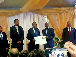 Haiti - Politic : Inauguration of Prime Minister Jean-Henry Céant