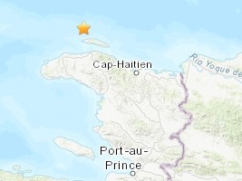 Haïti - FLASH : Séisme de 4.2 au Nord de l'Île de la Tortue