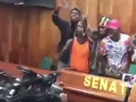 Haiti - FLASH : The Senate stormed and ransacked by armed «militants» of the opposition