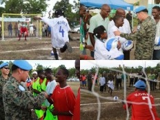 Haiti - Sport : ROKENGCOY builds soccer field for town of Gressier