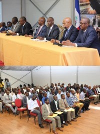 Haiti - Politic : Meeting at the National Palace on the state of the agricultural sector