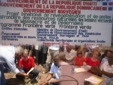 Haiti - Environment : Launching of the project of reforestration at the border
