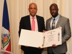 Haiti - Social : Wyclef Jean becomes Grand Officer of the National Order of Honor and Merit