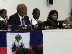 Haiti - Politic : High-Level Meeting at the UN with young Haitians