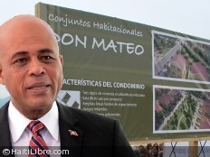Haiti - Reconstruction : Martelly has visited housing projects
