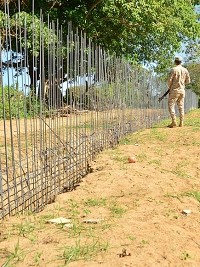 Haiti - DR : The construction of the border fence with Haiti continues