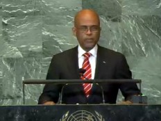 Haiti - Politic : Martelly to the UN - Speech