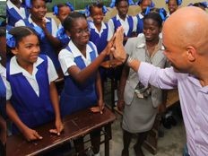 Haiti - Education: The President Martelly to Arcahaie and Saint-Marc