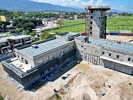 Haiti - Toussaint Louverture Airport : The construction of the new control tower and the radar station is progressing