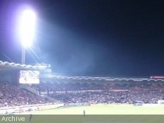 Haiti - Sports : Lighting of Sylvio Cator stadium , the most modern of the Caribbean