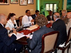 Haiti - Politic : Garry Conille receives an EU delegation