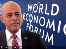 Haiti - Economy : The President Martelly to the 42nd World Economic Forum in Davos
