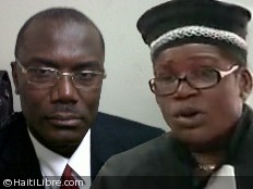 Haiti - Justice : Swearing of Judges Raymond Jean-Michel and Marie Jocelyne Casimir