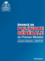 Haïti - Politique : Texte de la Politique Générale du Premier Ministre (Deuxième partie)
