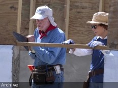 Haiti - Reconstruction : Jimmy Carter, 88, will return to build houses in Haiti