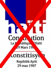 Haiti - Politic : The Convention of political parties opposed to the publication of the amended Constitution