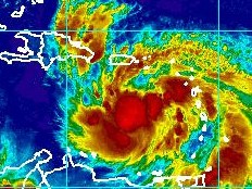 Haiti - Environment : ISAAC approaches, Haiti in Red (UPDATE 8h06 pm)