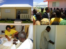 Haiti - Reconstruction : The FAES distributes thirty houses in Zoranje