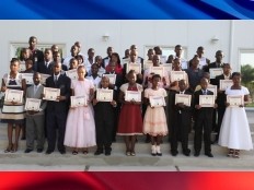 Haiti - Education : 40 laureates of official examinations, received at the National Palace