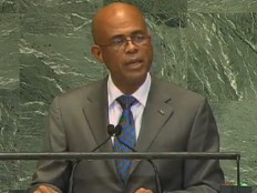Haiti - Politic : Intervention of President Martelly to the UN (Speech)
