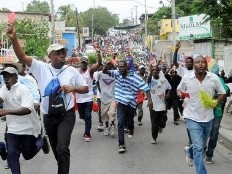 Haiti - Social : Thousands of demonstrators in Port-au-Prince