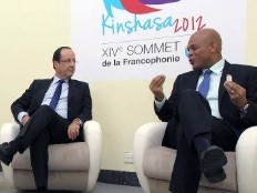 Haiti - Diplomacy : The President Martelly met Francois Hollande