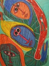 Haiti - Culture : Exhibition and sale of works by Saint-Soleil artists