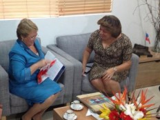 Haiti - Politic : Official visit of Michelle Bachelet of UN Women
