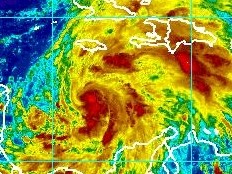 Haiti - Environment : Sandy, between 100 and 500 millimeters of rain expected