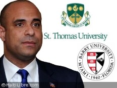 Haiti - Politic : Laurent Lamothe, honored by two universities of Florida