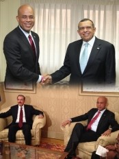 Haïti - Diplomatie : Martelly rencontre les Présidents Porfirio Lobo et Danilo Medina