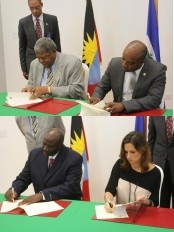 Haiti - Diplomacy : Signature of 2 cooperation agreements with Antigua & Barbuda
