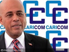 Haiti - Politic : Michel Martelly, President of the CARICOM (Message)