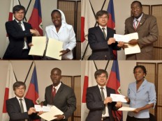 Haiti - Reconstruction : Japan financed 4 new projects