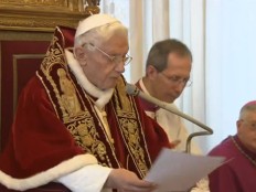 Haïti - Religion : Le Pape Benoit XVI démissionnera le 28 février