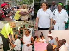 Haiti - Social : Surprise visits of Sophia Martelly
