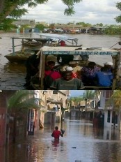 Haiti - Environment : Cap-Haitien under water...
